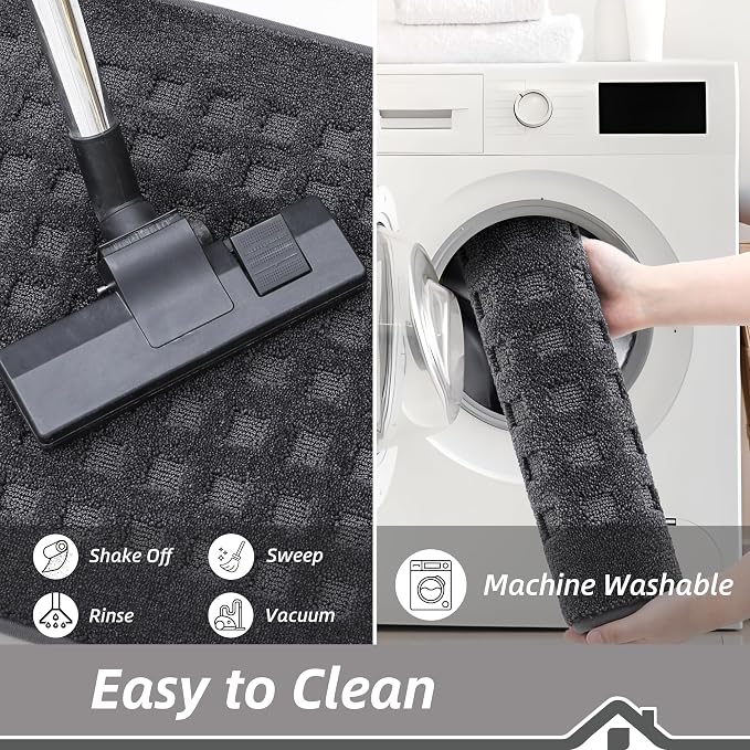 BEQHAUSE Waffle Door Mats Indoor 24"x36", Dog Mat - Image 6