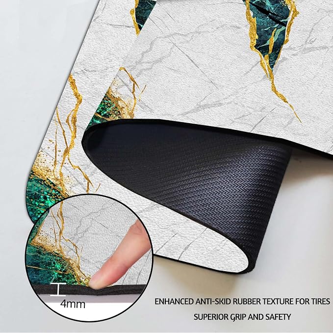 MCALK Marble Green Dish Drying Mat - Image 5
