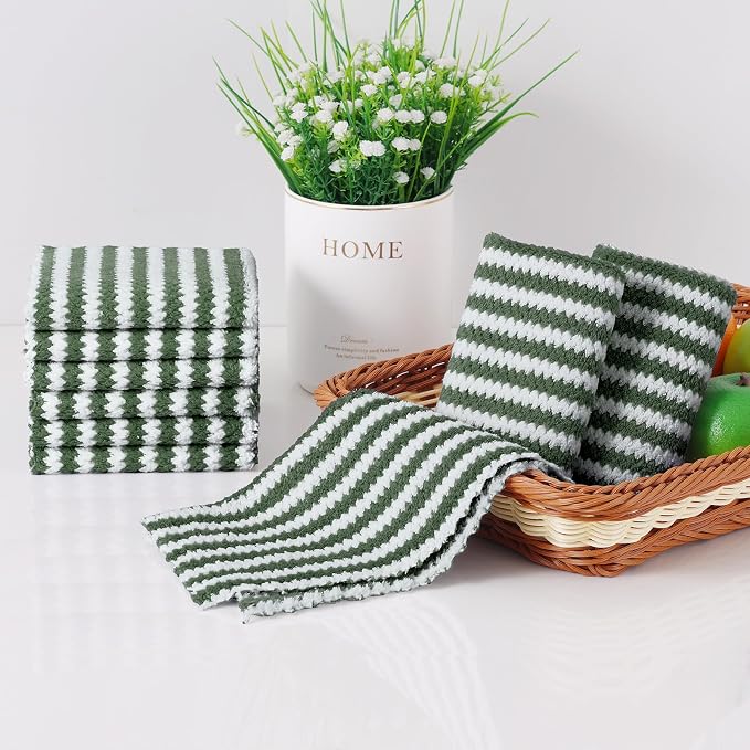 Homaxy 18 Pack Kitchen Dish Cloths, Ultra Soft and Absorbent Dish Towels - Image 6