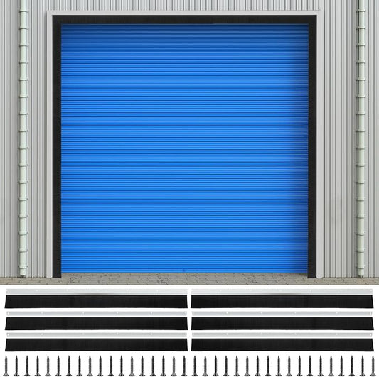 8×8ft Garage Brush Seal Kit for Roll-up Doors 3" Standard Brush by DoubleFill