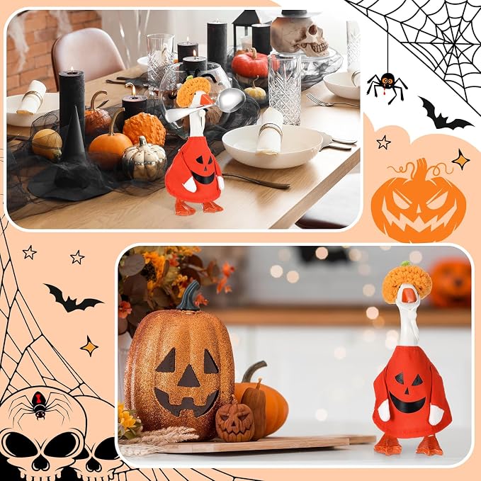 Abbylike Thanksgiving Mini Desk Goose Outfits 7 Inch Magnetic Silly Goose - Image 7