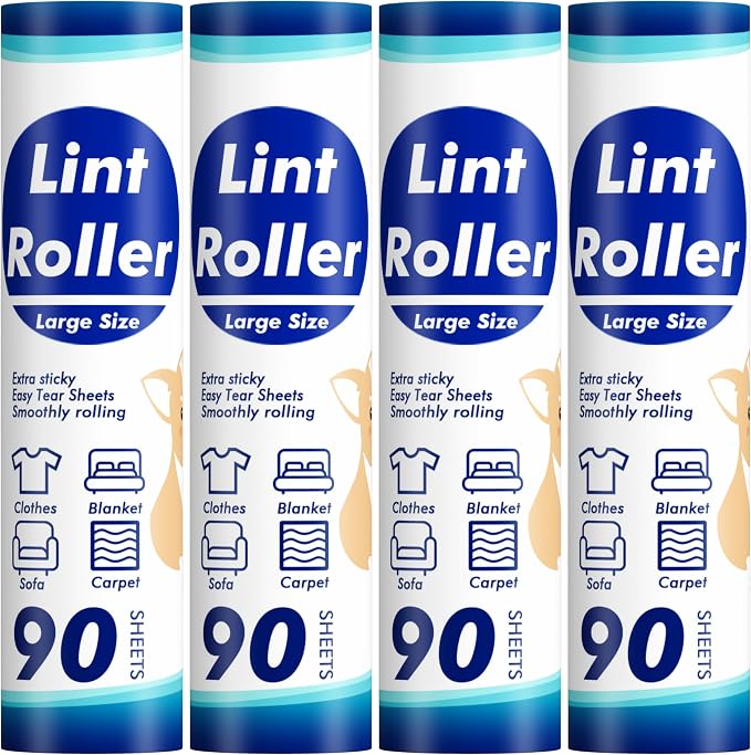 360 Sheets Sticky Lint Rollers Refills by AlbatrossHealthNewEngland