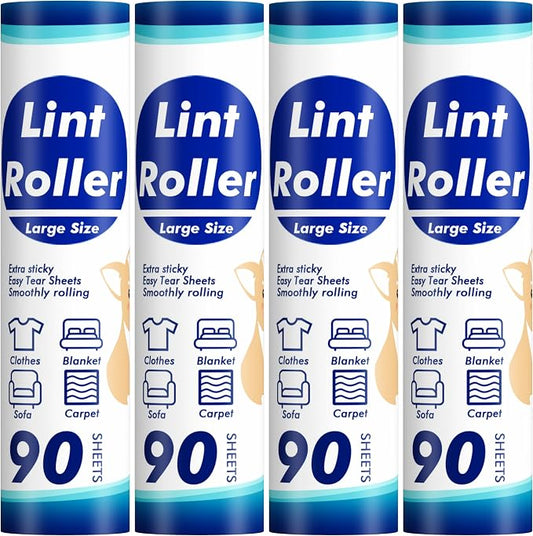360 Sheets Sticky Lint Rollers Refills by AlbatrossHealthNewEngland