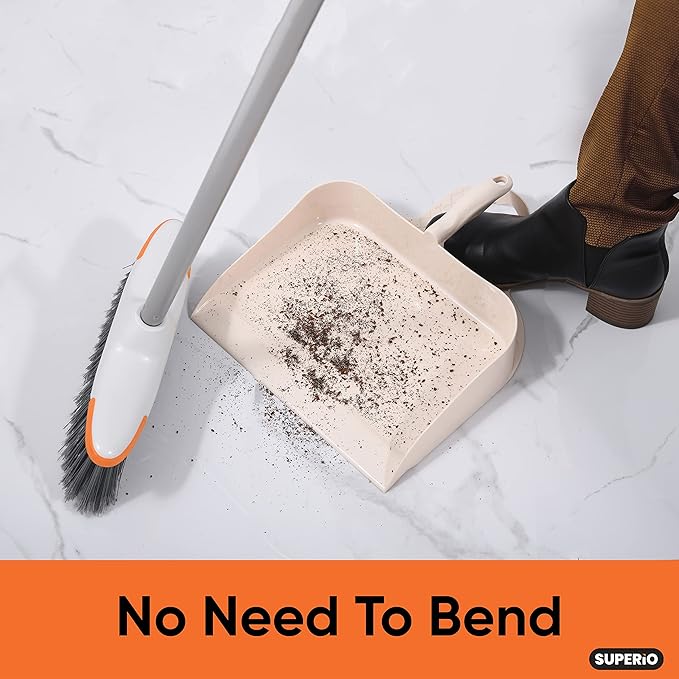 Superio Heavy Duty Plastic Step-on Dustpan - Image 6
