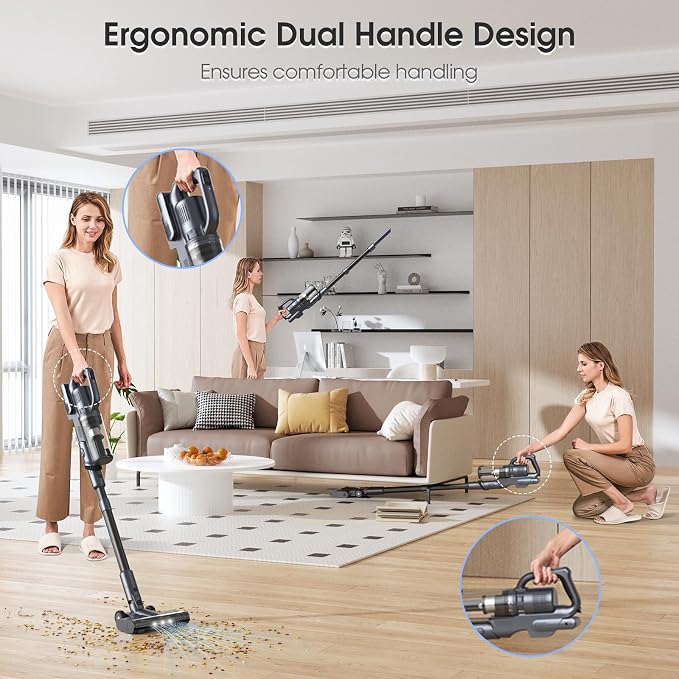 35, 000pa Cordless Vacuum Cleaner, Max 50 Minutes, Lightweight Cordless Cleaners - Image 4