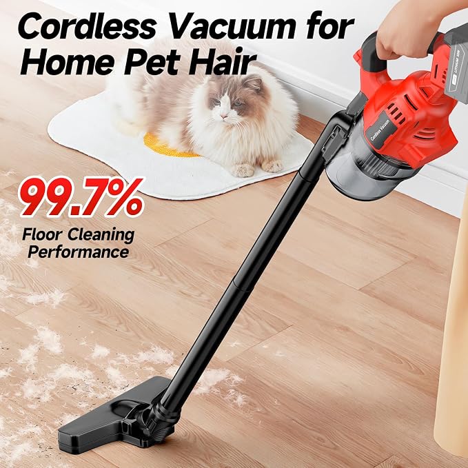 Cordless Vacuum for Milwaukee M18 Battery, Handheld Vacuum Cleaner for Home Pet - Image 5