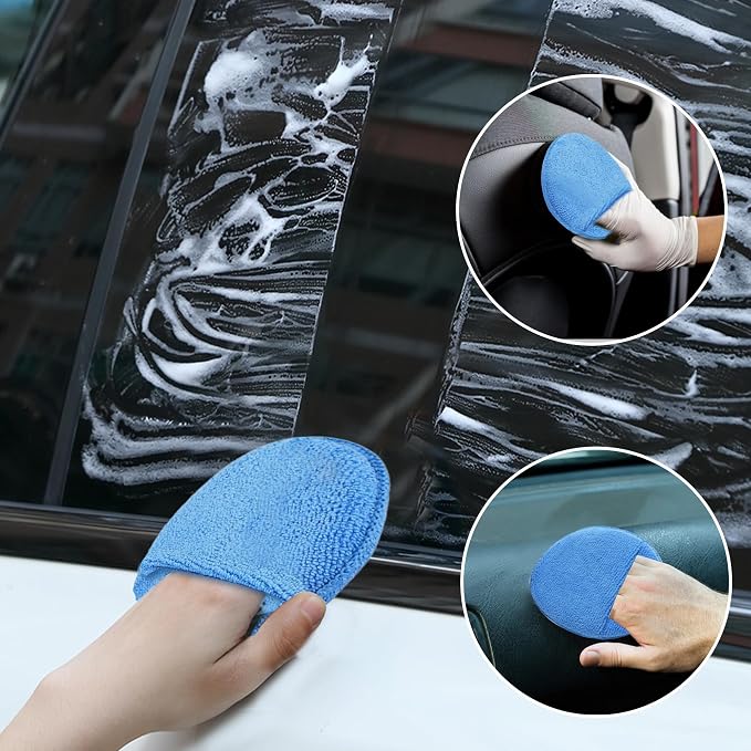 Auto Care Microfiber Wax Applicator Pads - Image 7