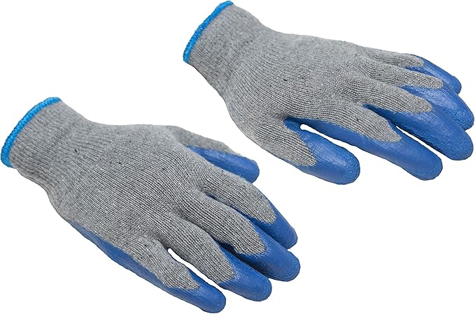 G & F Products 12 Pairs Medium Rubber Latex Double Coated Work Gloves - Image 5