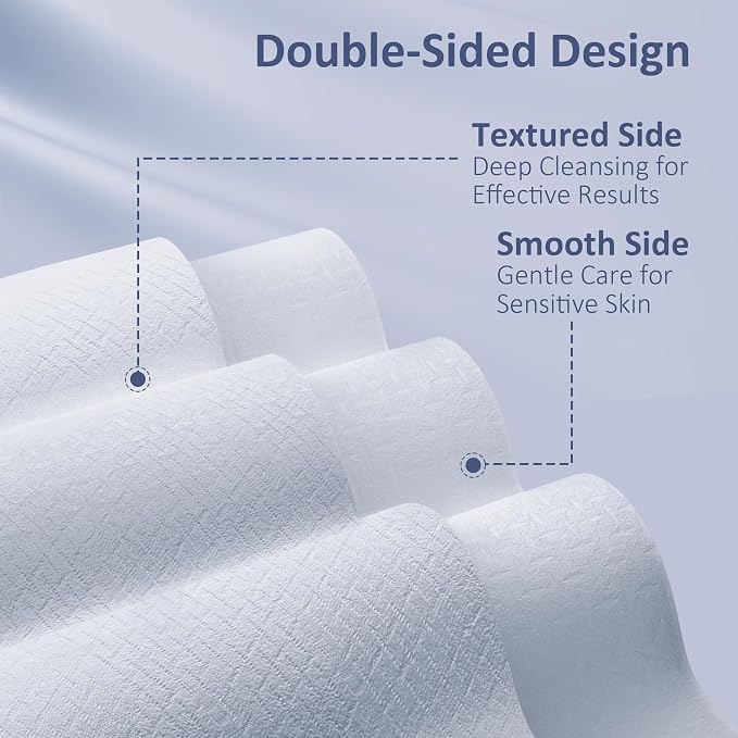 Ourmed Life Face Towels, Disposable Biodegradable Clean Face Wipes - Image 4