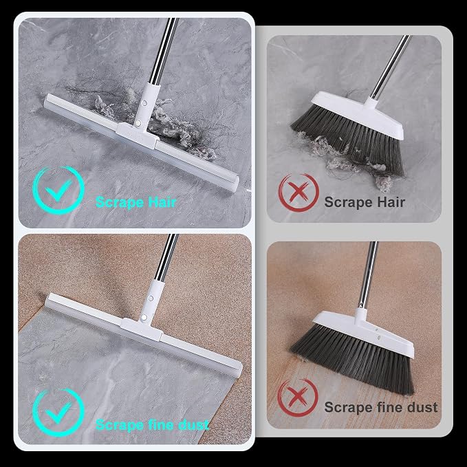 Rubber Squeegee Broom for Floor, Silicone Pet Hair Remover, Magic Squeegee - Image 7