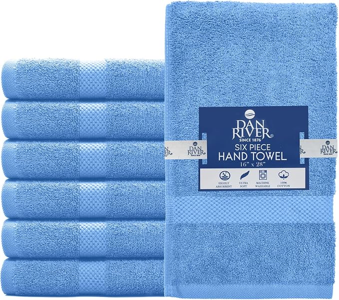 DAN RIVER 6-Pack Premium Hand Towels - Image 6