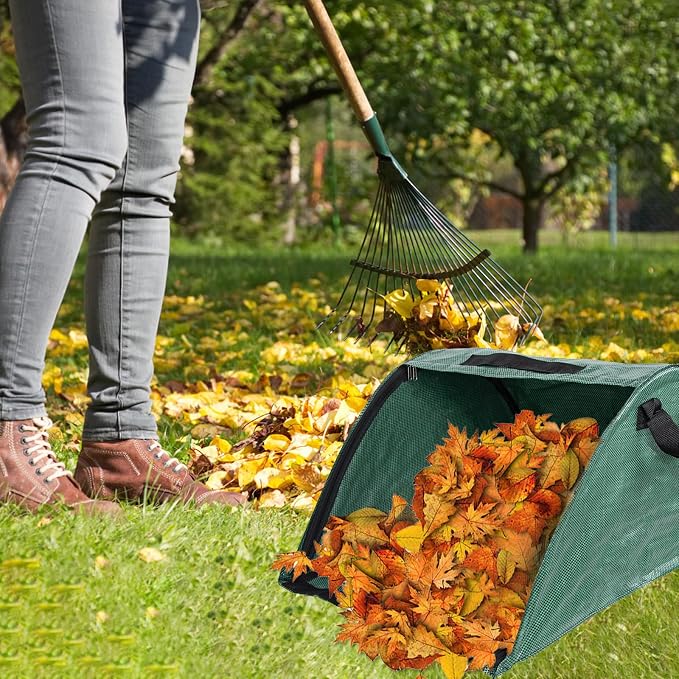 2 Pcs Leaf Collector, Garden Bags, Leaf Bags, High Capacity Leaf Loader - Image 6