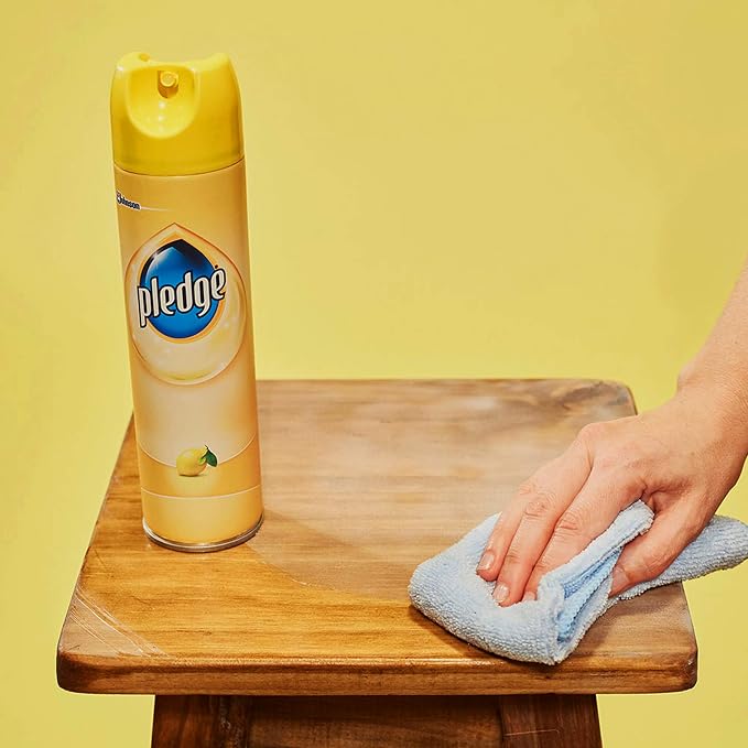 Pledge Multi-Surface Cleaner Spray and Wipes Bundle, Works on Leather, Lemon - Image 10