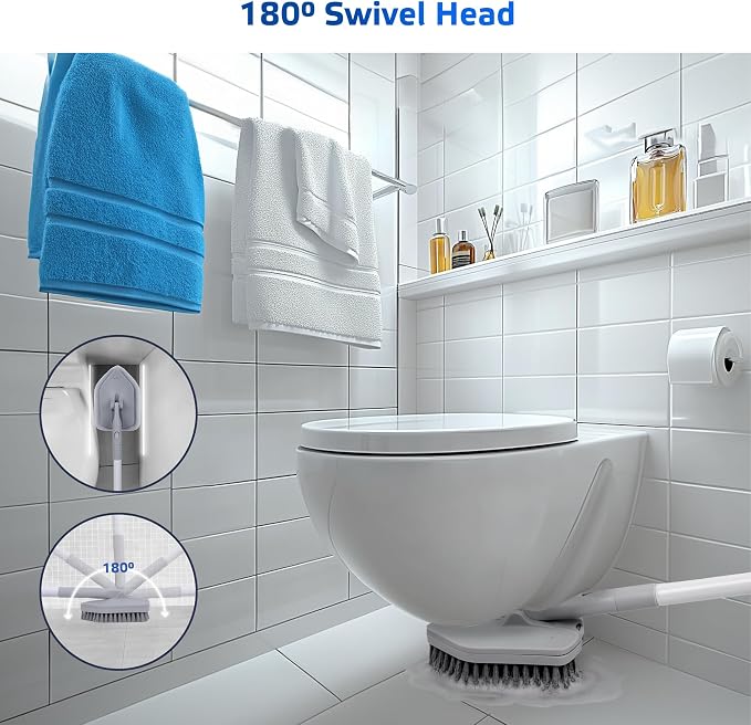 DSV Standard Tile Tub Scrubber Brush Shower Scrubber - Image 4