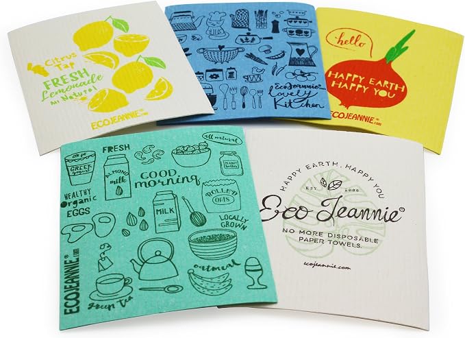 Eco-Friendly German Cleaning Cloth 100% Biodegradable Cellulose Sponge Cloths - Image 7