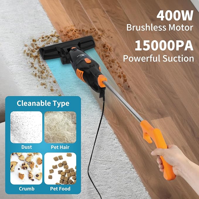 Corded Vacuum Cleaner, 12 in 1 Ultra-Lightweight Vacuum Cleaners - Image 6