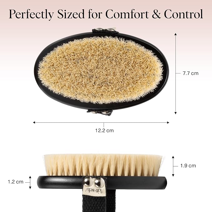 Kitsch Dry Brushing Body Brush for Lymphatic Drainage- Soft Bristles - Image 5