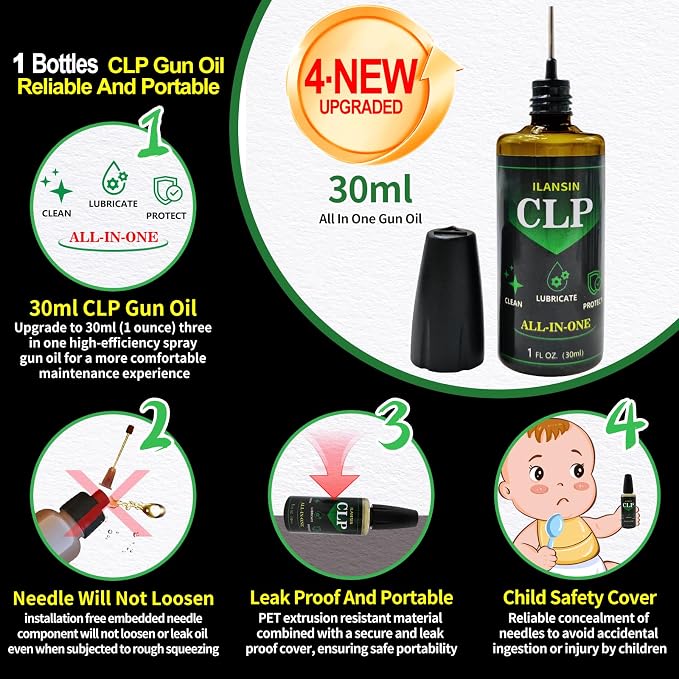 3000/1500PCS Gun Cleaning Patches+CLP Oil, Professional Wipes - Image 4