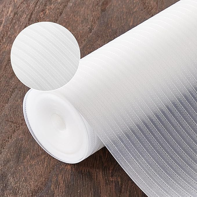 17.5" X 120" Refrigerator Liners Shelf Liner, Fridge Liners Non Slip Washable by McrbeayShelfLiner