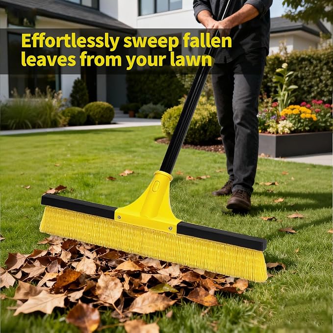 18”Push Broom Brush for Floor Cleaning - Image 2