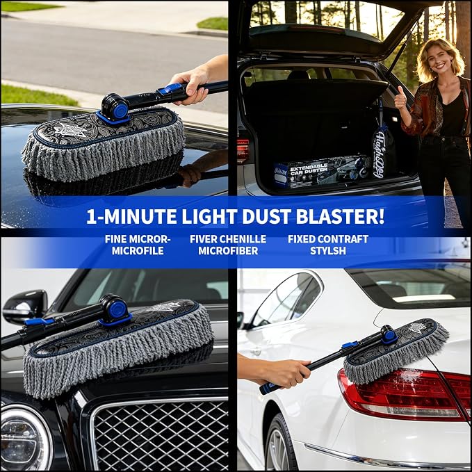 Flash Dog Car Duster Exterior & Interior Scratch Free Kit Microfiber and - Image 5