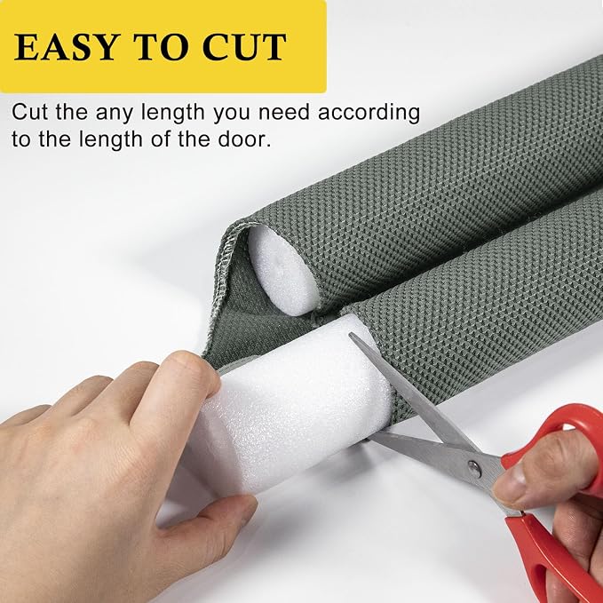 fowong Under Door Draft Stopper 32 Inch Adjustable Draft Stopper - Image 3