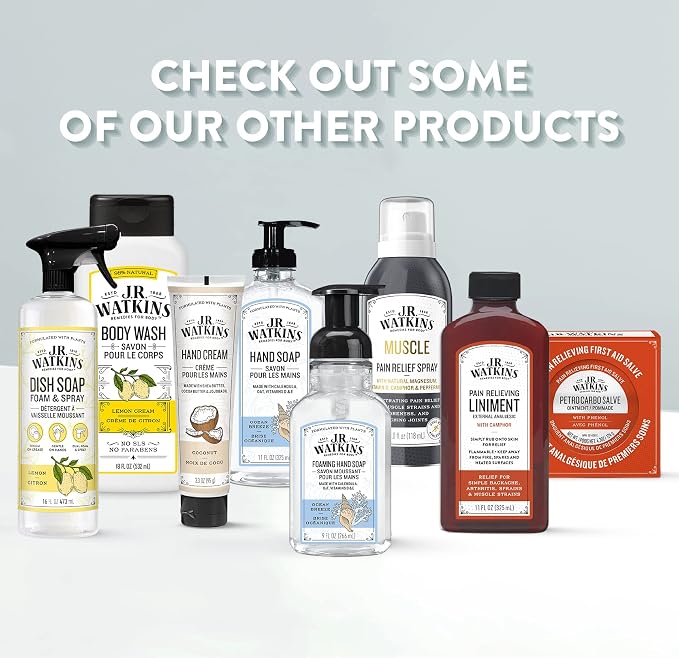 J.R. Watkins Foaming Hand Soap Refills, Alcohol-Free Hand Wash, Cruelty-Free - Image 8