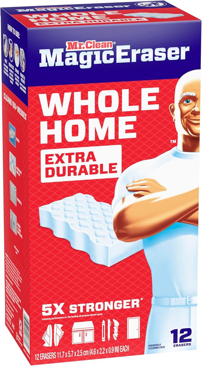 Mr. Clean Magic Eraser Sponge, All Purpose Cleaner, Cleaning Scrubber, Shower - Image 11