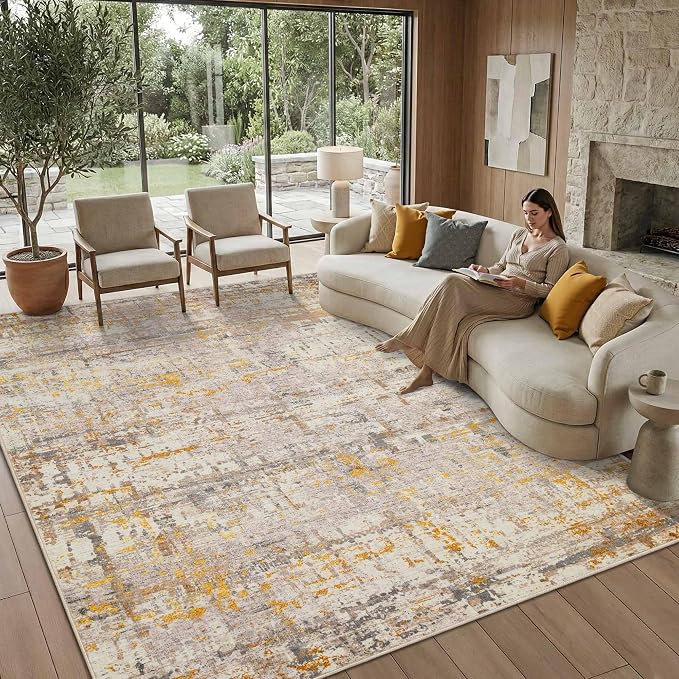 Area Rugs 8x10, Large Soft Rugs by Rugxara