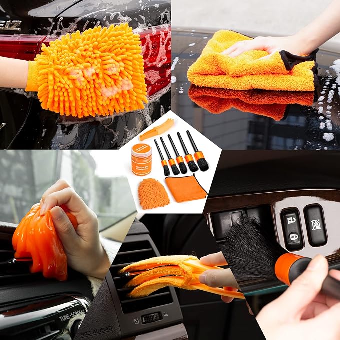 Viewsun 20PCS Car Cleaning Kit, Car Interior Detailing Kit - Image 6