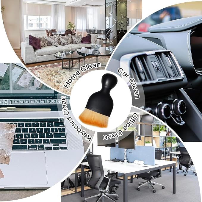 5Pcs Car Interior Cleaning Brush Set, Including Detailed car Cleaning Brushes - Image 6