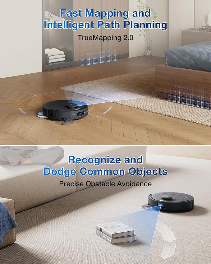 ECOVACS DEEBOT T30C Robot Vacuum and Mop, 000Pa Suction, TruEdge Adaptive Edge - Image 6