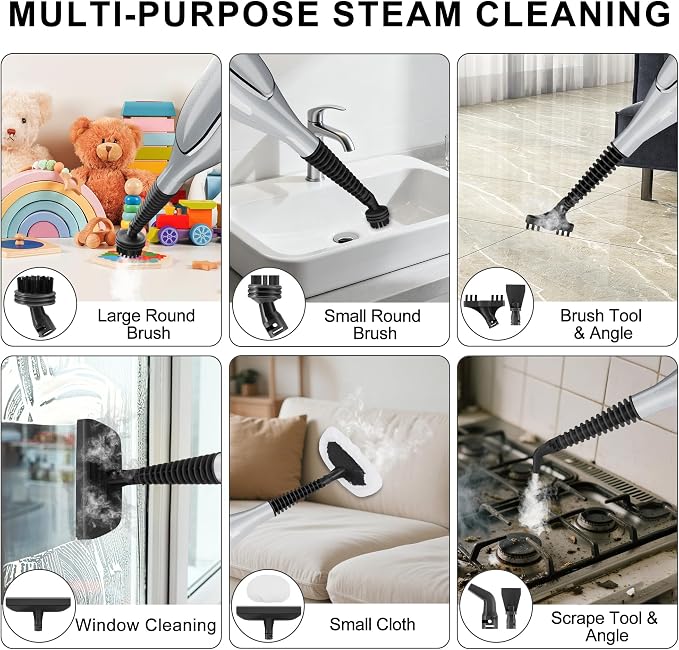 Steam Mop, 11-in-1 Powerful Handheld Steam Cleaner - Image 4