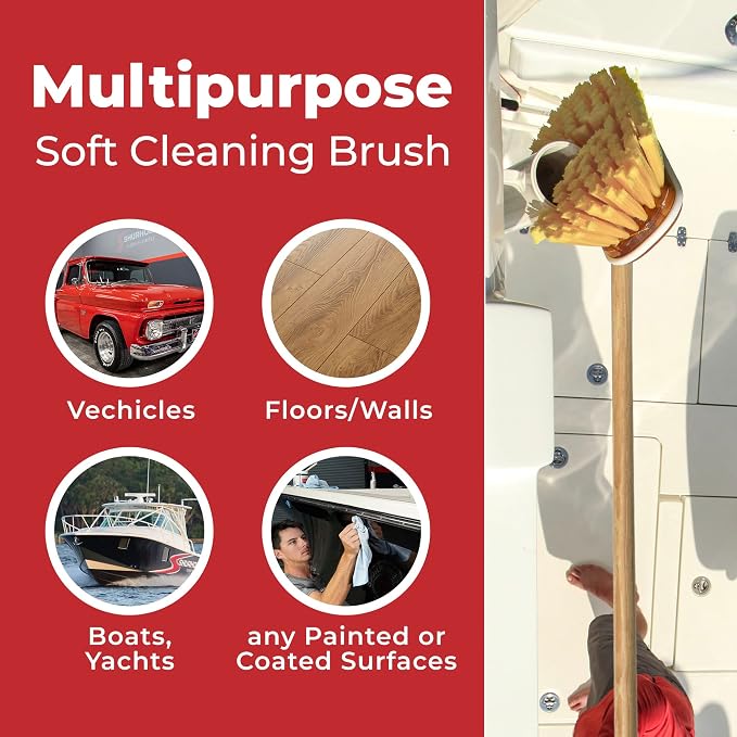 SHURHOLD Marine Mate 6" Boat Deck Brush - Image 6