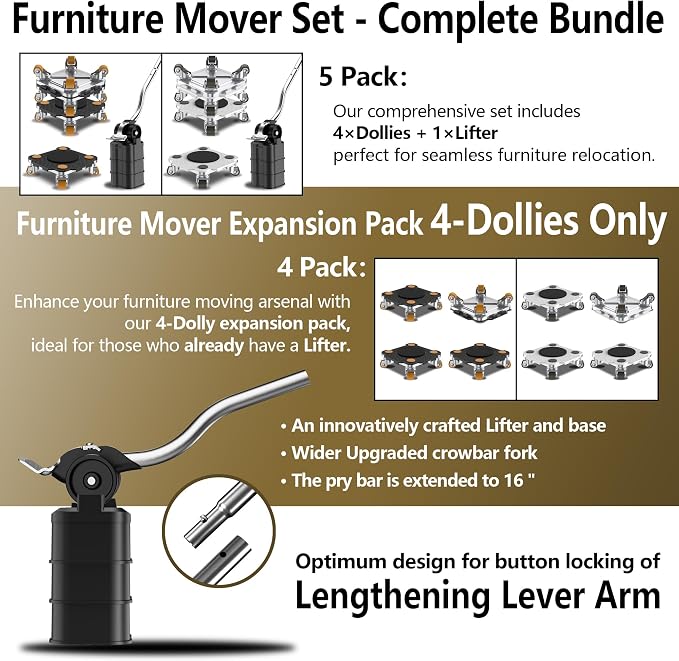 ONEON Furniture Mover Pro Set - Image 2