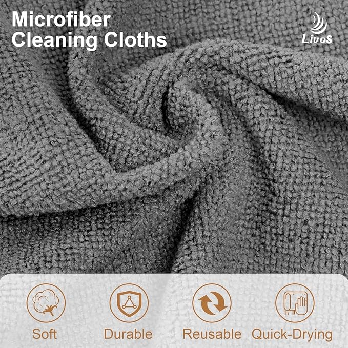 LIVOS Microfiber Cleaning Cloth Roll - Image 4