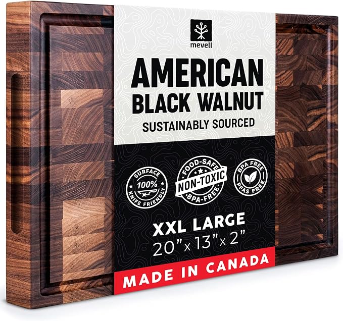 Mevell Walnut End Grain Cutting Board by Mevell