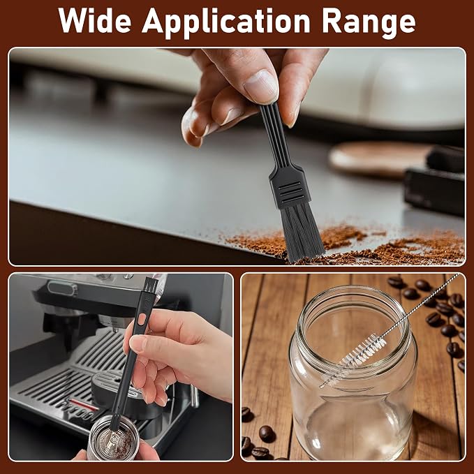 7PCS Coffee Grinder Cleaning Brush Set, Espresso Machine Cleaning Kit - Image 6