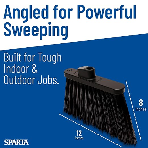 SPARTA Plastic Broom Head, Un-Flagged - Image 3