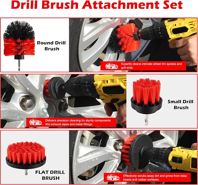 25Pcs Car Detailing Kit, Car Cleaning Kit - Image 4