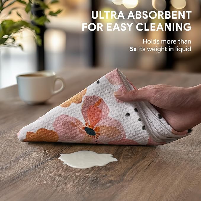 RECYCO Waffle Kitchen Towel Set of 2 - Image 3