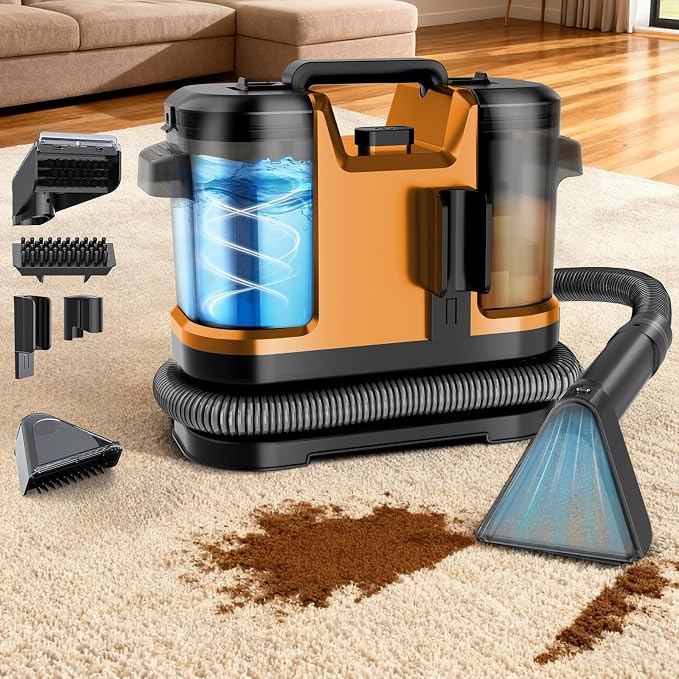 Portable Carpet & Upholstery Cleaner Machine, Handheld Spot Cleaner by Unknown
