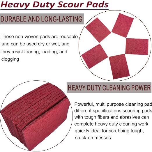 10 Pack 6" x 9" 400 Grit General Purpose Scuff Pads - Image 4