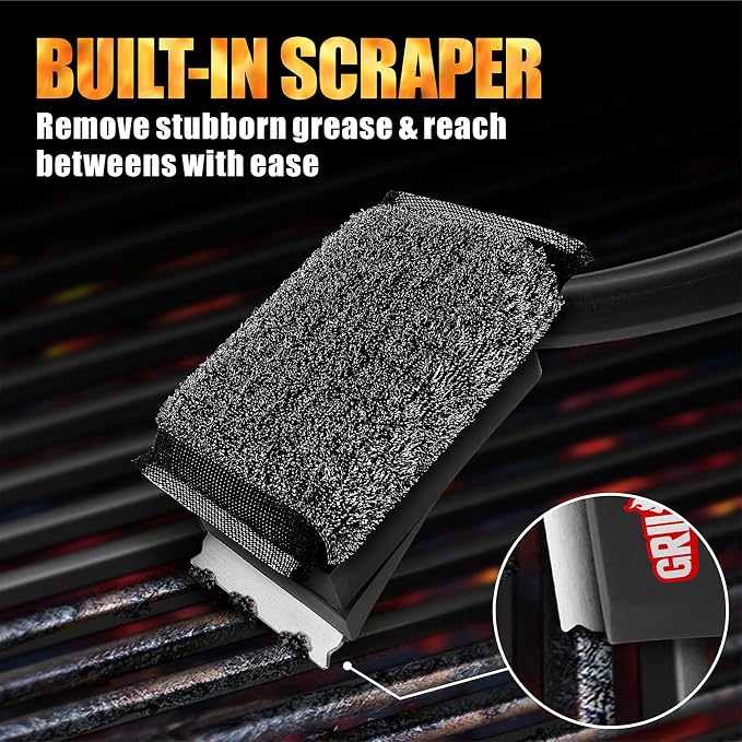 GRILLART Grill Brush Bristle Free, SteamWizards Grill Cleaner Brush - Image 4