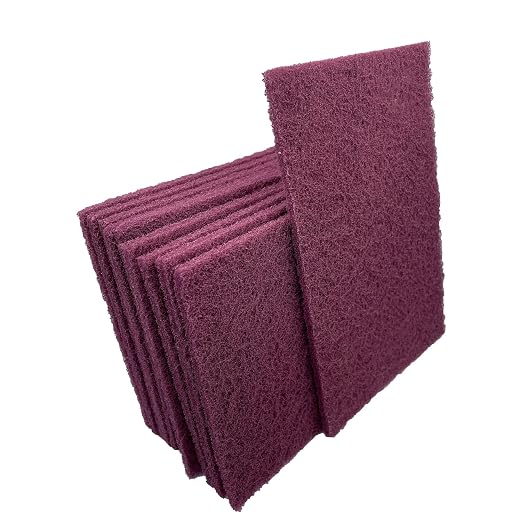 VSM 10-Pack: 6" x 9", Maroon by VSMAbrasivesCo