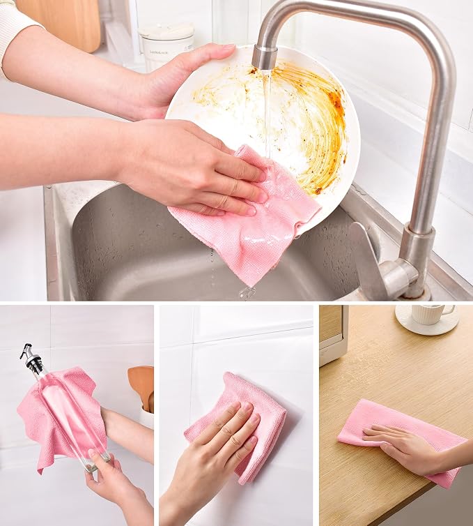 KitchLife Microfiber Cleaning Cloth Roll - Image 2