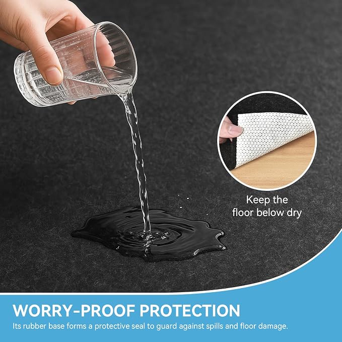 Warmstar 10x14 FT Non Slip Rug Pad, 100% Waterproof Felt Rug Pad - Image 3