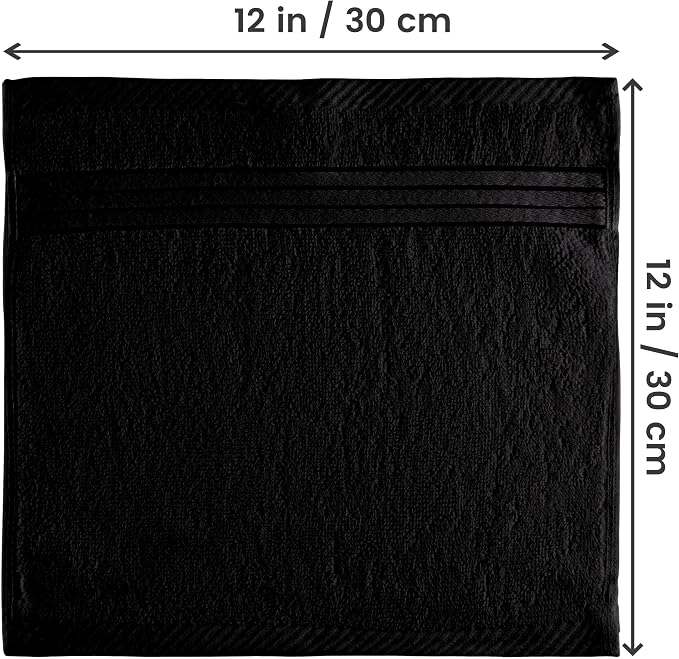 Utopia Towels Wash Cloths Set, 12 by 12 Inches, 100% Cotton Ring Spun, Highly - Image 2