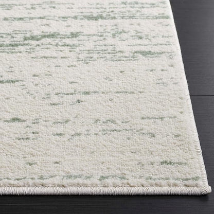 Safavieh Adirondack Collection Runner Rug - 2'6" x 12' Runner, Sage & Ivory, Modern Ombre Design, Non Shedding & Easy to Clean, Ideal for Hallway, Foyer, Kitchen, Entryway, Bedroom (ADR113X)