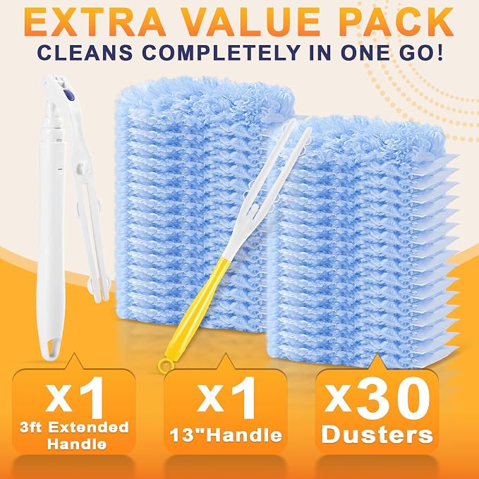 30-Pack Heavy Duty Duster Refills Compatible - Image 5